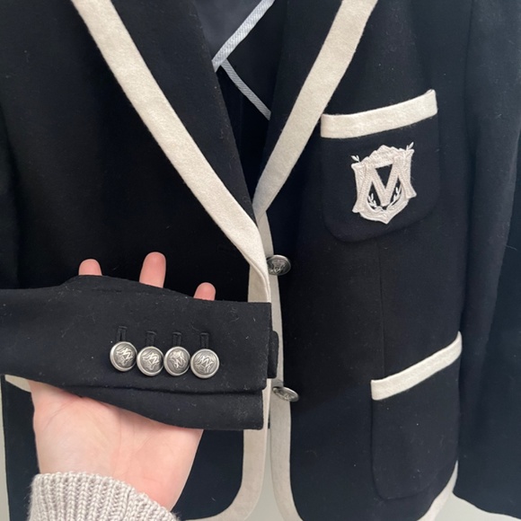 Club Monaco Blazer with Crest - white trim - Picture 3 of 4
